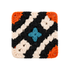 Midnight flame granny square crochet DIY craft kit for handmade blankets and bags