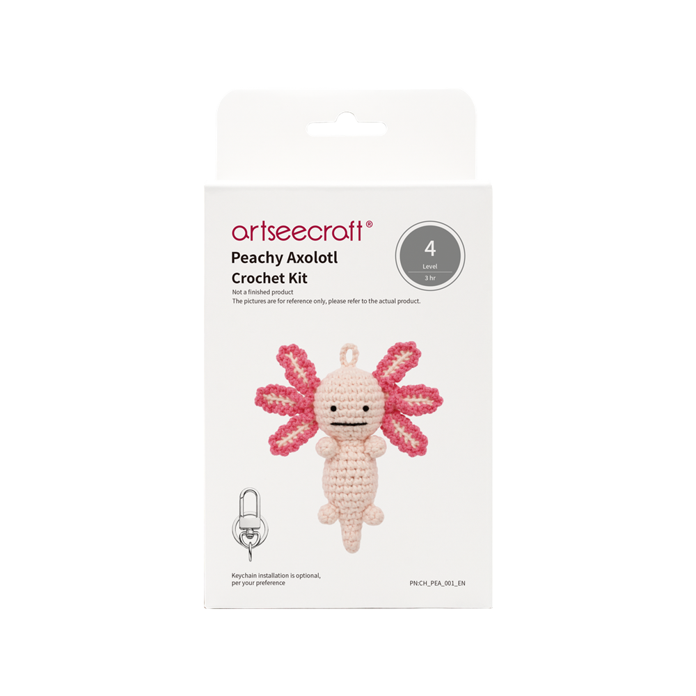 Axolotl Crochet Kit | Handcrafted Amigurumi Craft Set