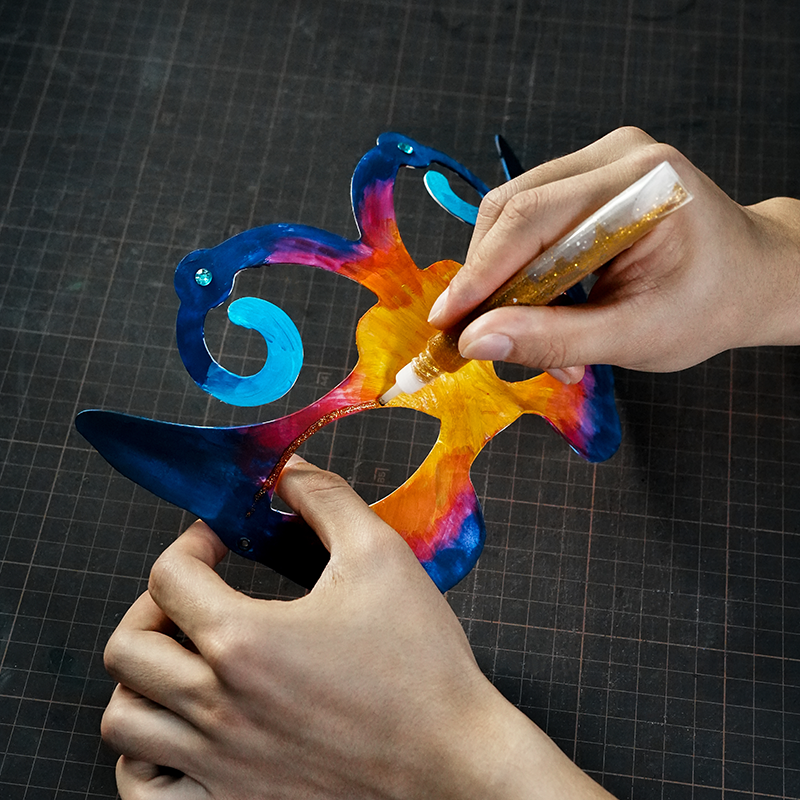 DIY Fairy Paper Mache Half Mask Craft Kit