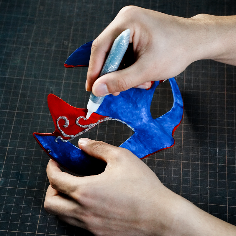 DIY Butterfly Fairy Paper Mache Half Mask Craft Kit