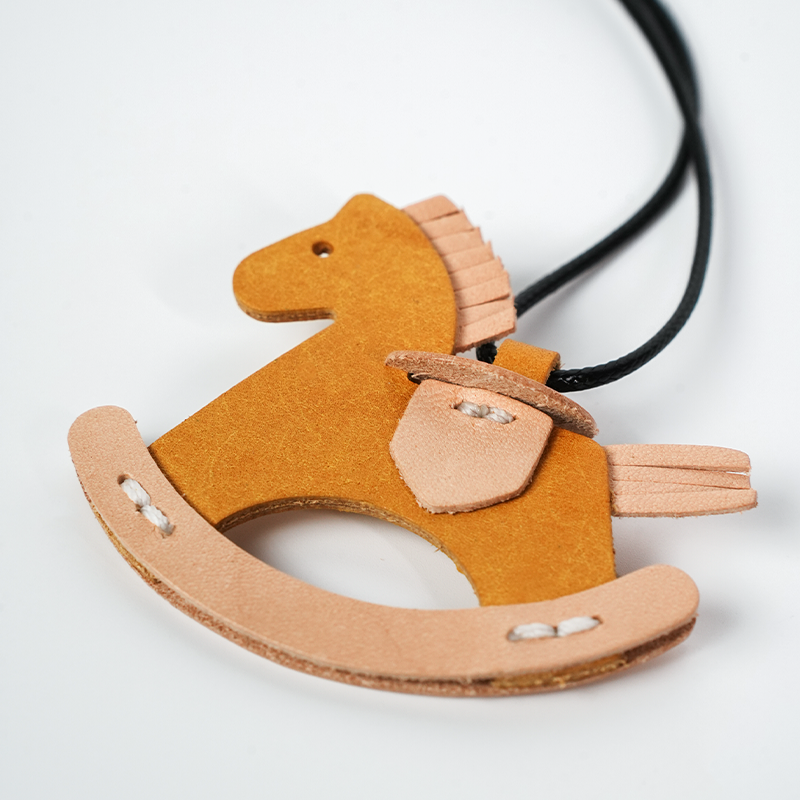 Rocking Wood Horse Keychain Craft Kit