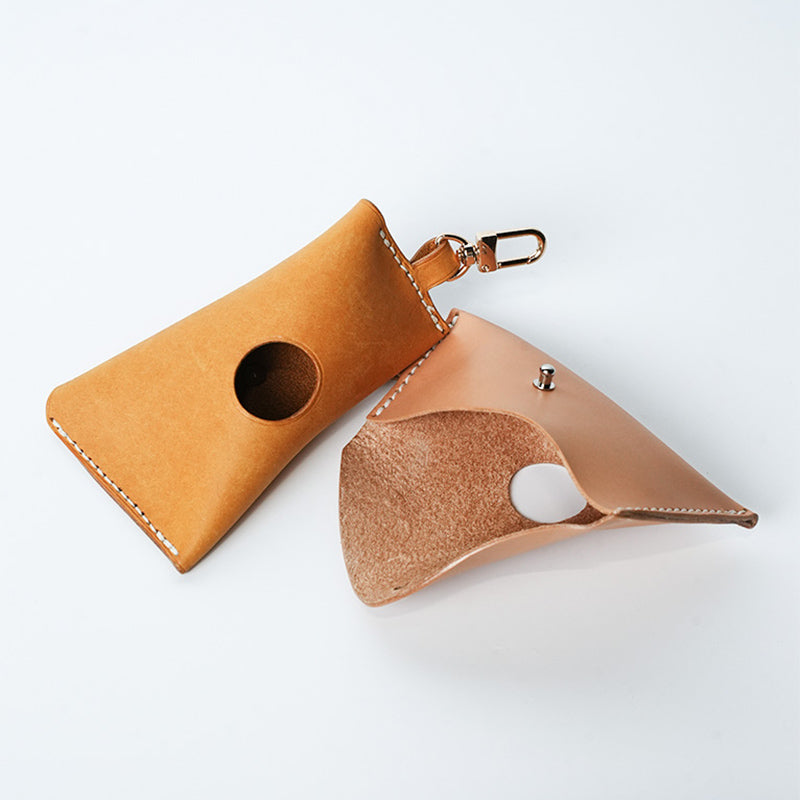 DIY Leather Zongzi-shaped Waste Bag Dispenser