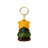 Christmas tree leather charm DIY craft set for handmade holiday keychains and bag accessories