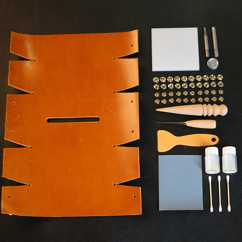 DIY Leather Tissue Box Kit