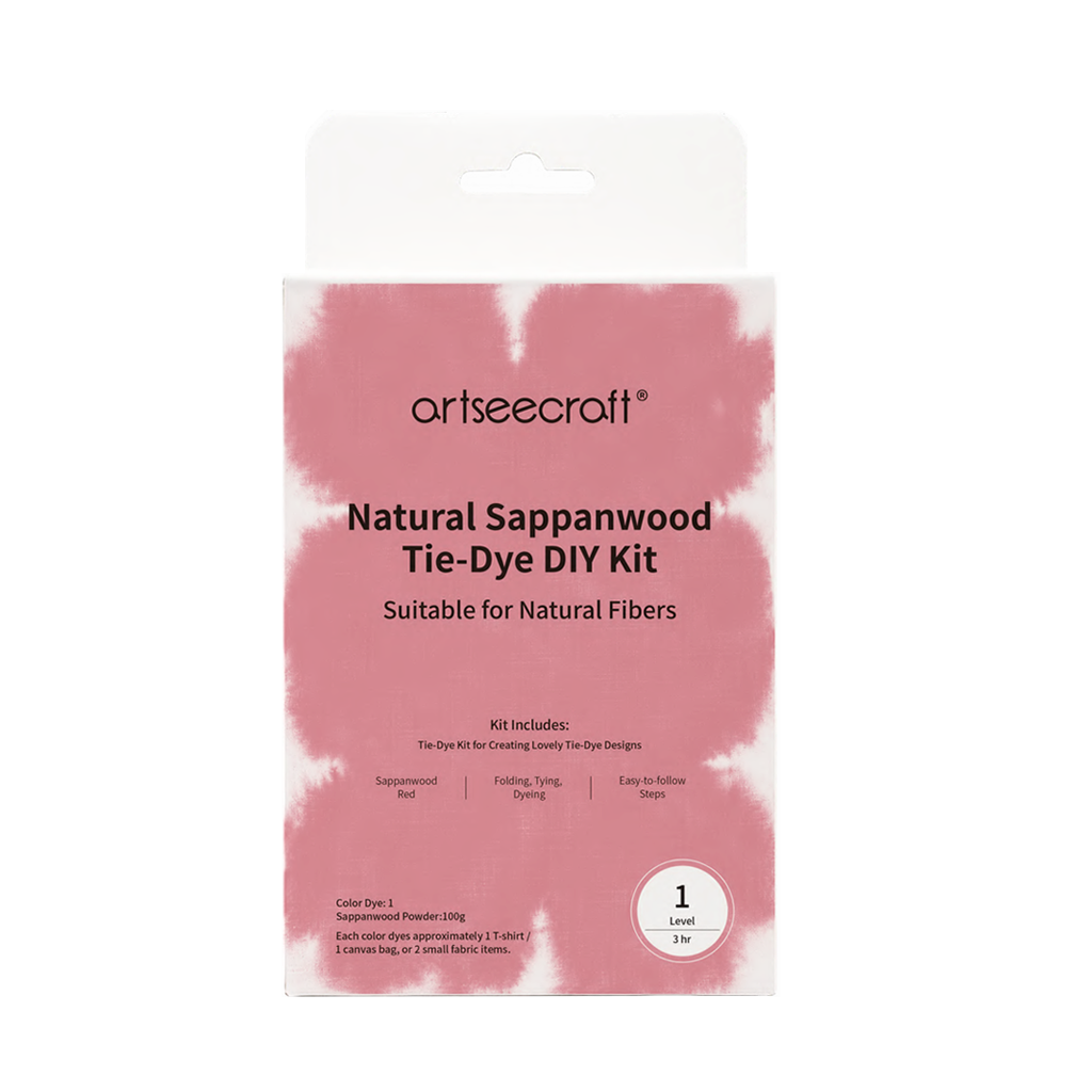 Artseecraft Natural Sappanwood Tie-Dye DIY Kit for Natural Fibers