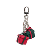 Christmas gift box leather charm DIY craft set for handmade holiday keychains and bag accessories