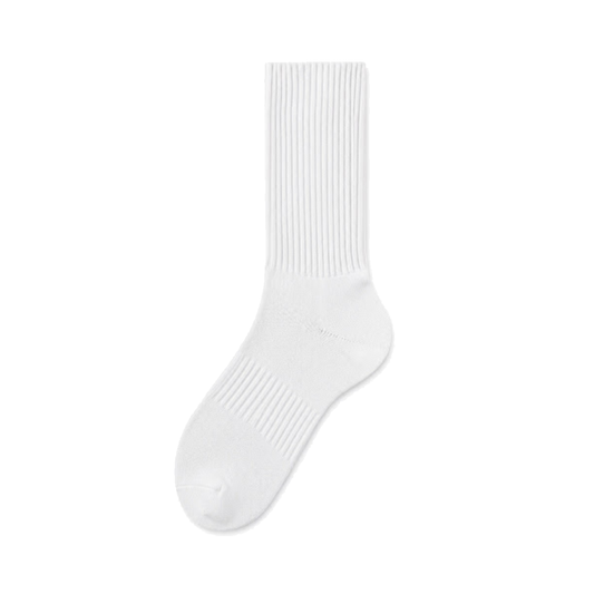 Tie-Dye Ready White Cotton Crew Socks