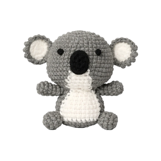 Koala amigurumi crochet kit DIY craft set for handmade animal accessories and keychains
