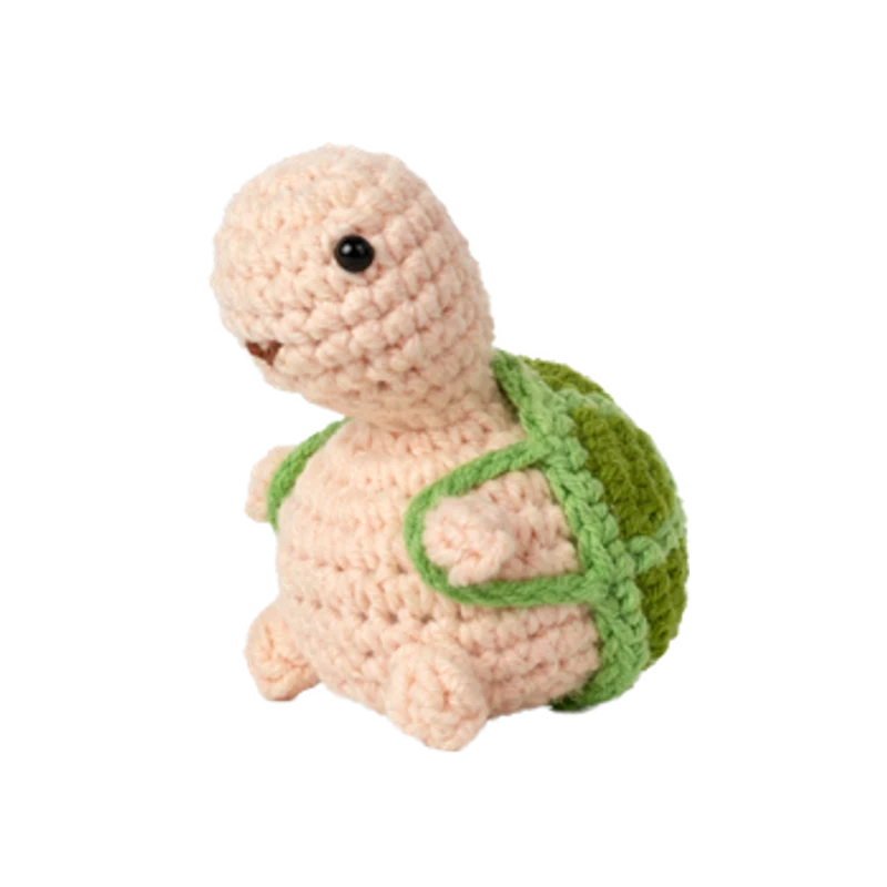 Sea turtle amigurumi crochet kit DIY craft set for handmade marine accessories and gifts