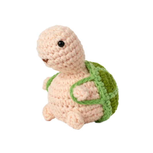 Sea turtle amigurumi crochet kit DIY craft set for handmade marine accessories and gifts