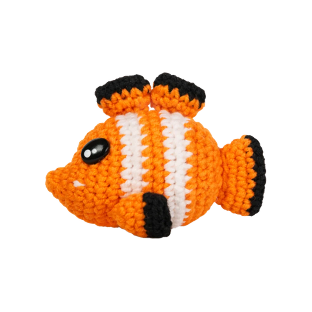 Clownfish Amigurumi Crochet Kit | Ocean DIY Craft Set