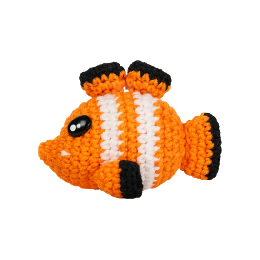 Clownfish Amigurumi Crochet Kit | Ocean DIY Craft Set