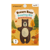 Brown Bear Felt Sewing Kit for Kids | Animal Craft Kit