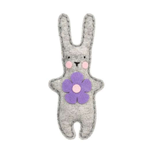 Bunny felt sewing kit for kids beginner rabbit craft project