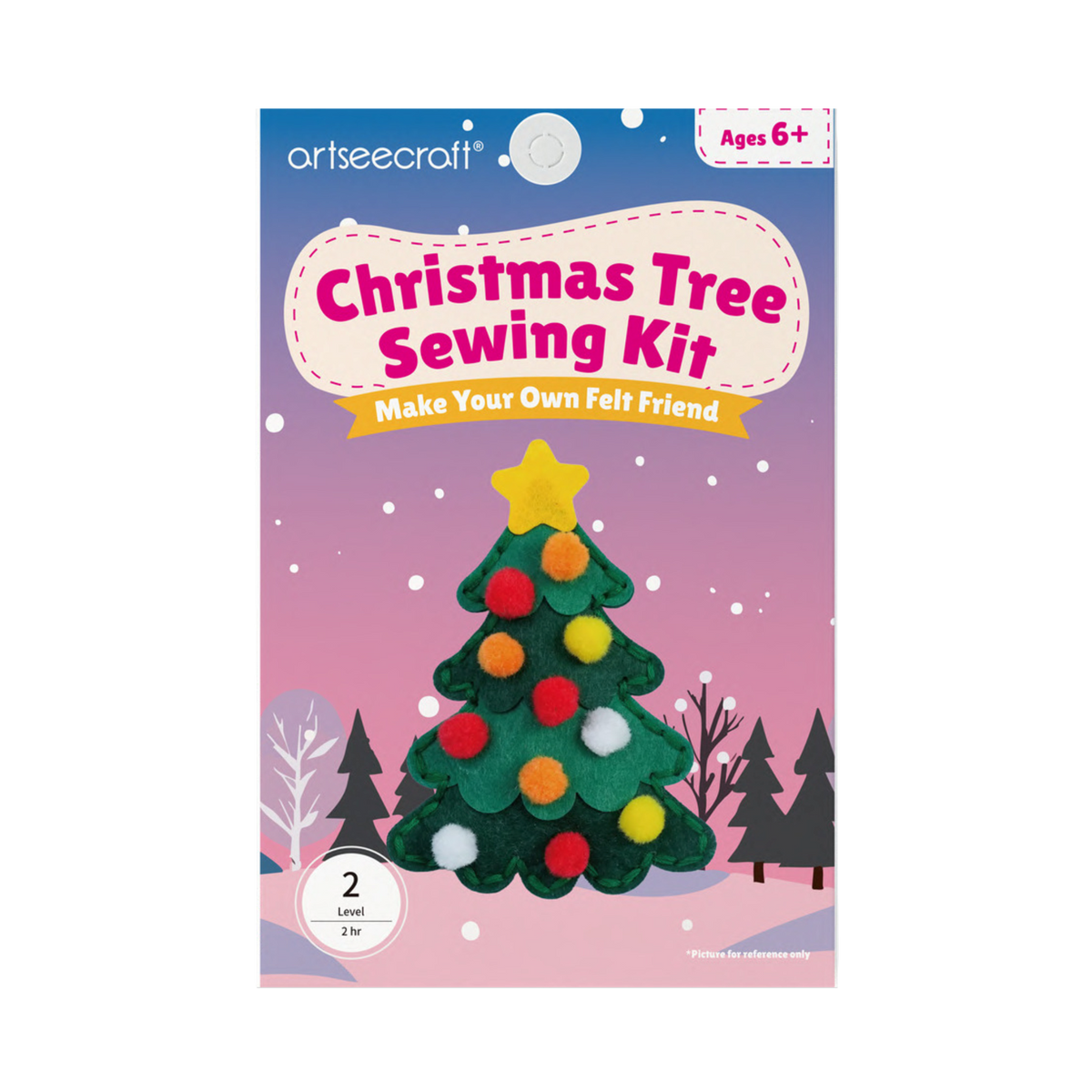 Christmas Tree Felt Sewing Kit for Kids | Holiday Craft Kit