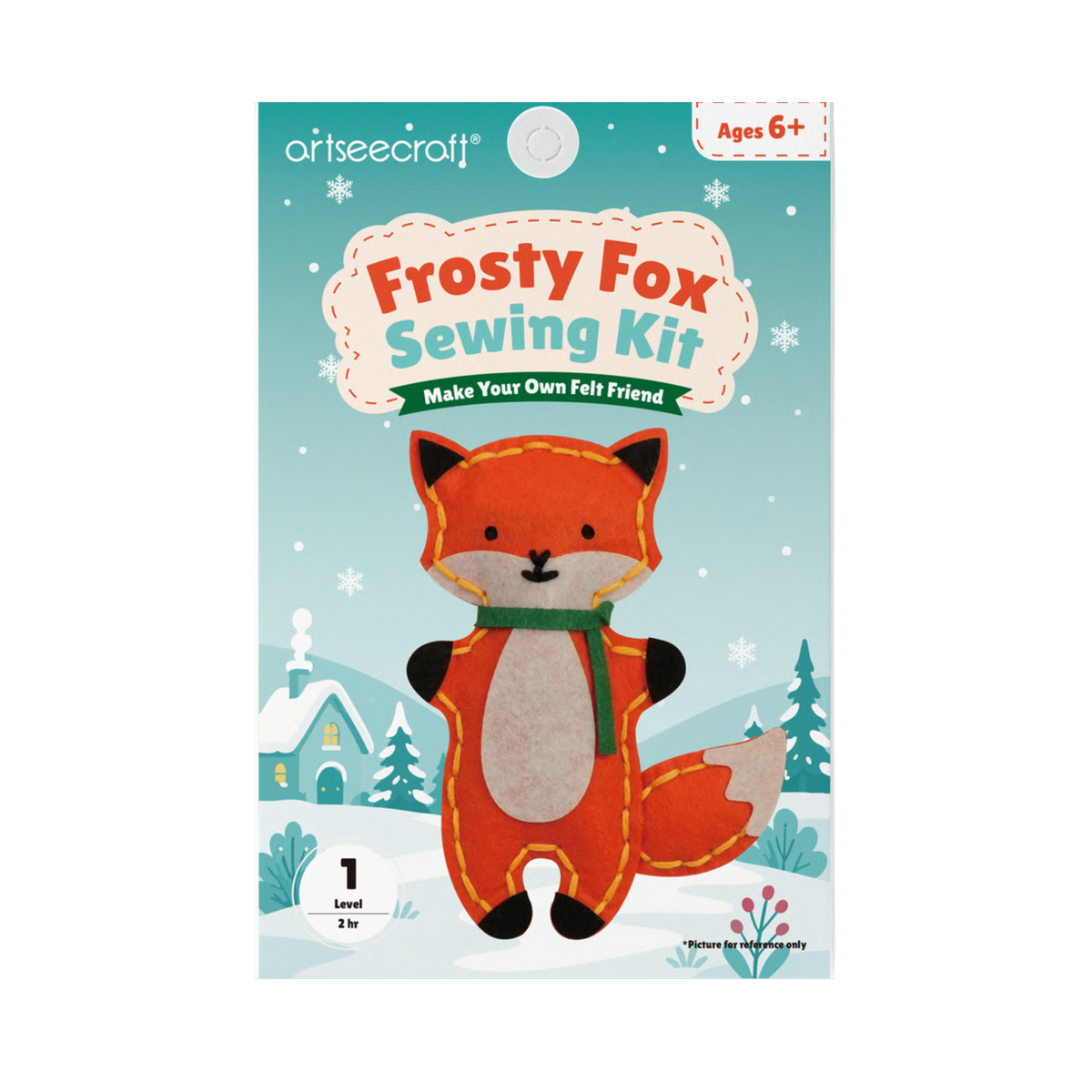 Fox Felt Sewing Kit for Kids | Beginner Animal Craft Kit