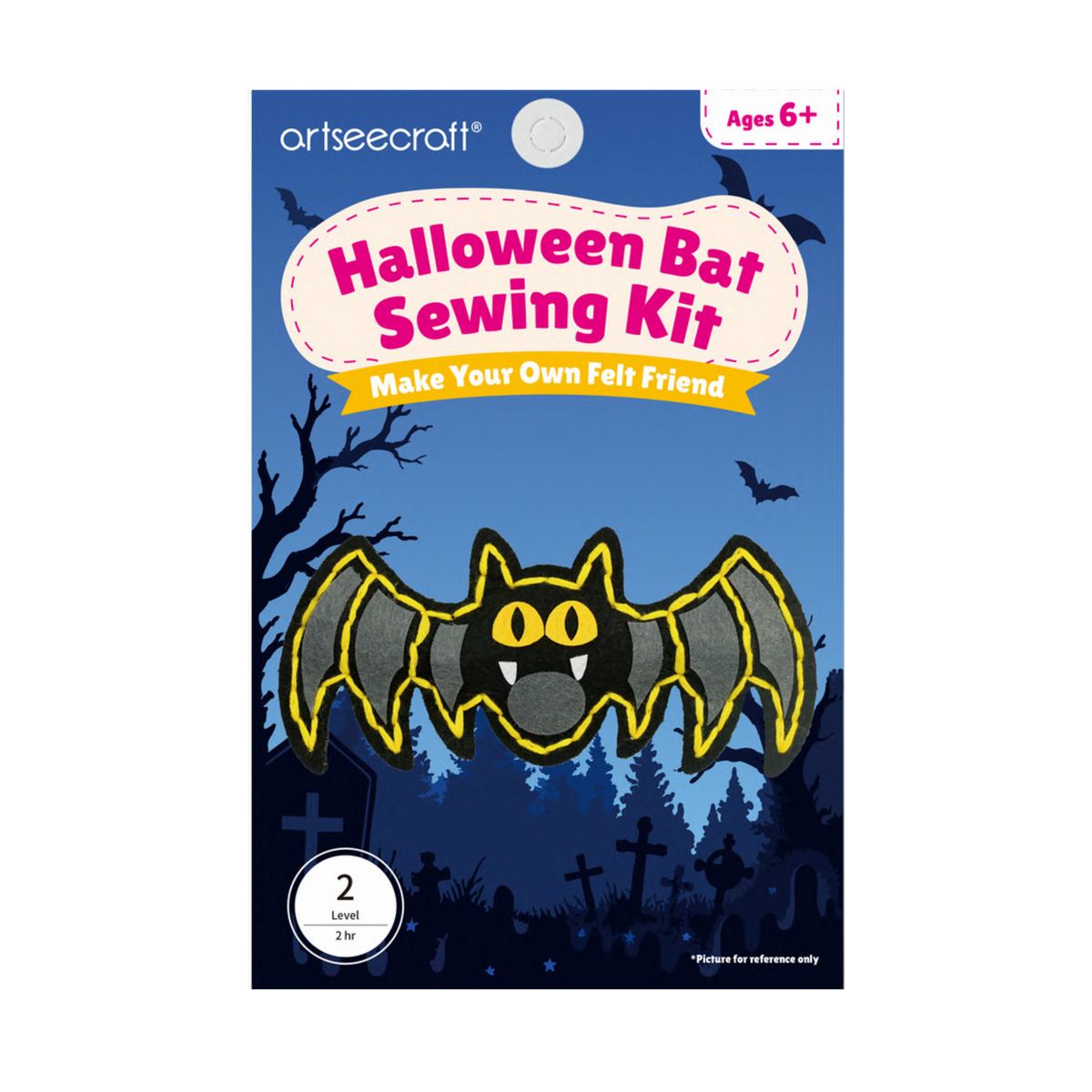 Halloween Bat Felt Sewing Kit for Kids | Spooky Craft Kit