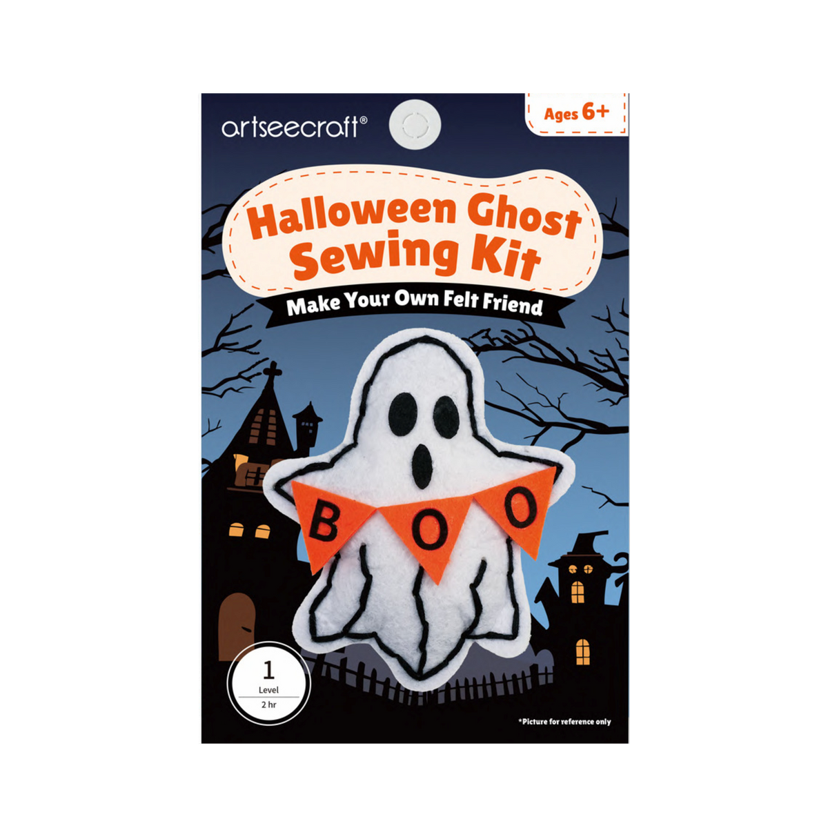 Halloween Ghost Felt Sewing Kit for Kids | Spooky Craft Kit