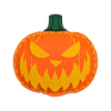 Halloween pumpkin felt sewing kit for kids seasonal craft project