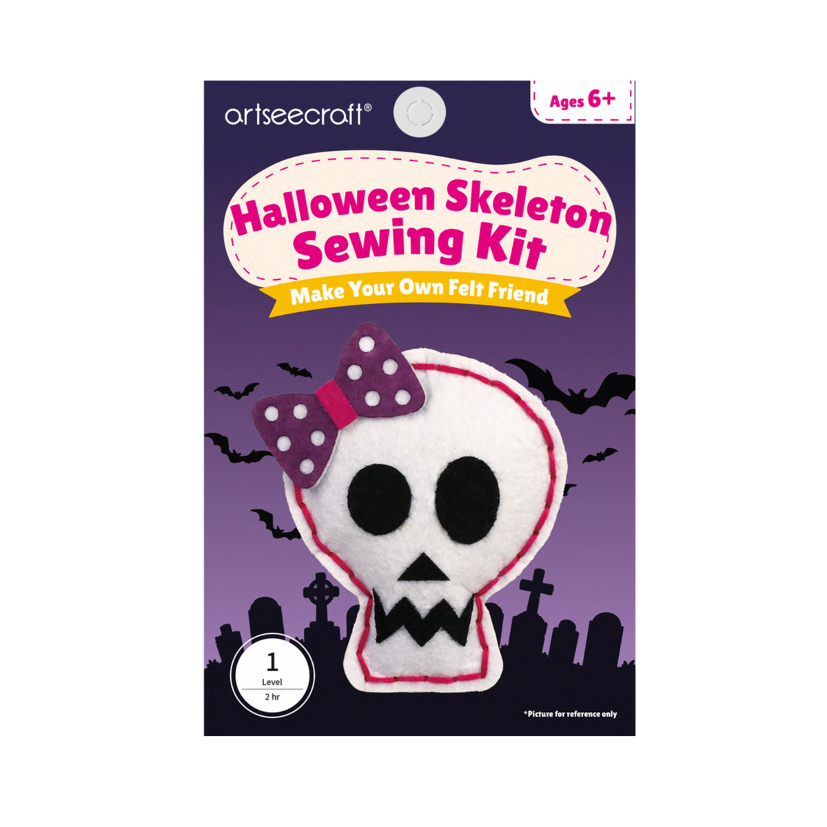 Halloween Skeleton Felt Sewing Kit for Kids | Craft Kit