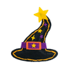 Halloween witch hat felt sewing kit for kids magical craft project