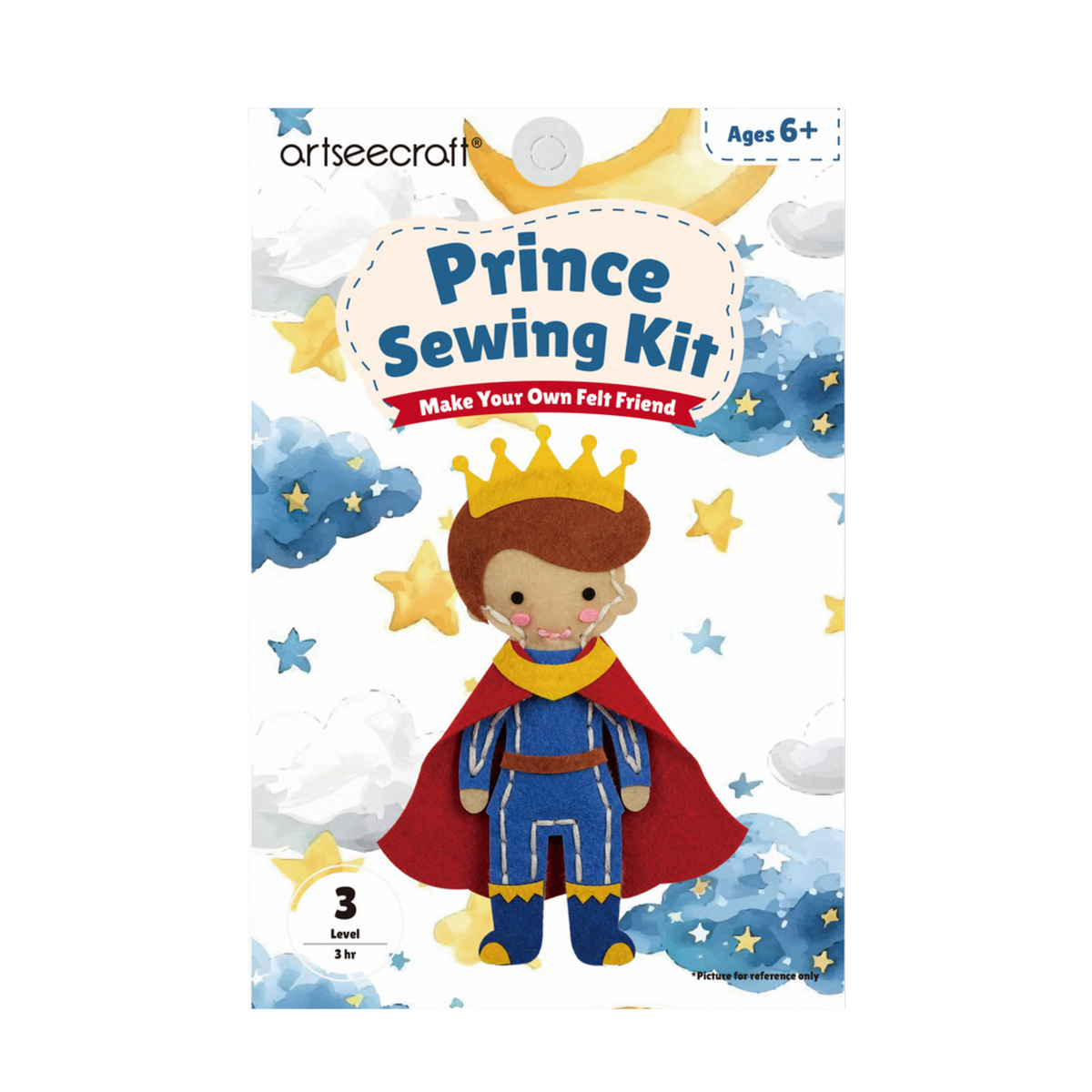 Prince Felt Sewing Kit for Kids | Fairy Tale Character Craft