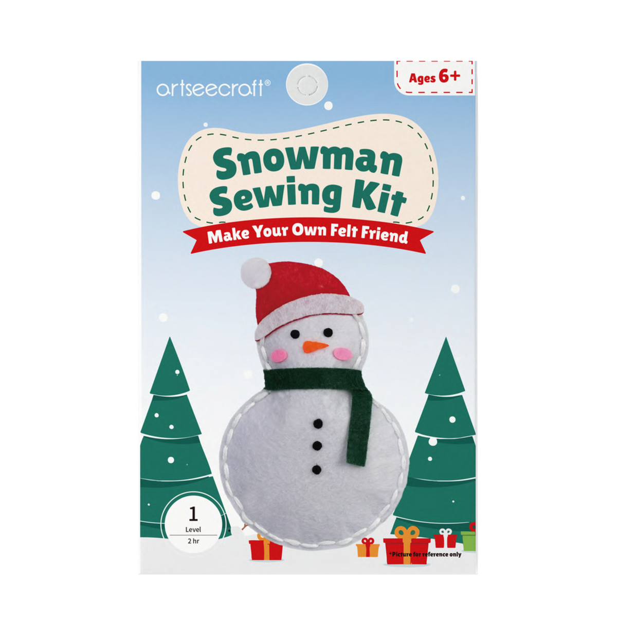 Christmas Snowman Felt Sewing Kit for Kids | Craft Kit