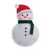 Christmas snowman felt sewing kit for kids festive craft project