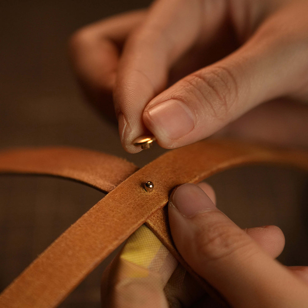 DIY Leather Bottle Carrier