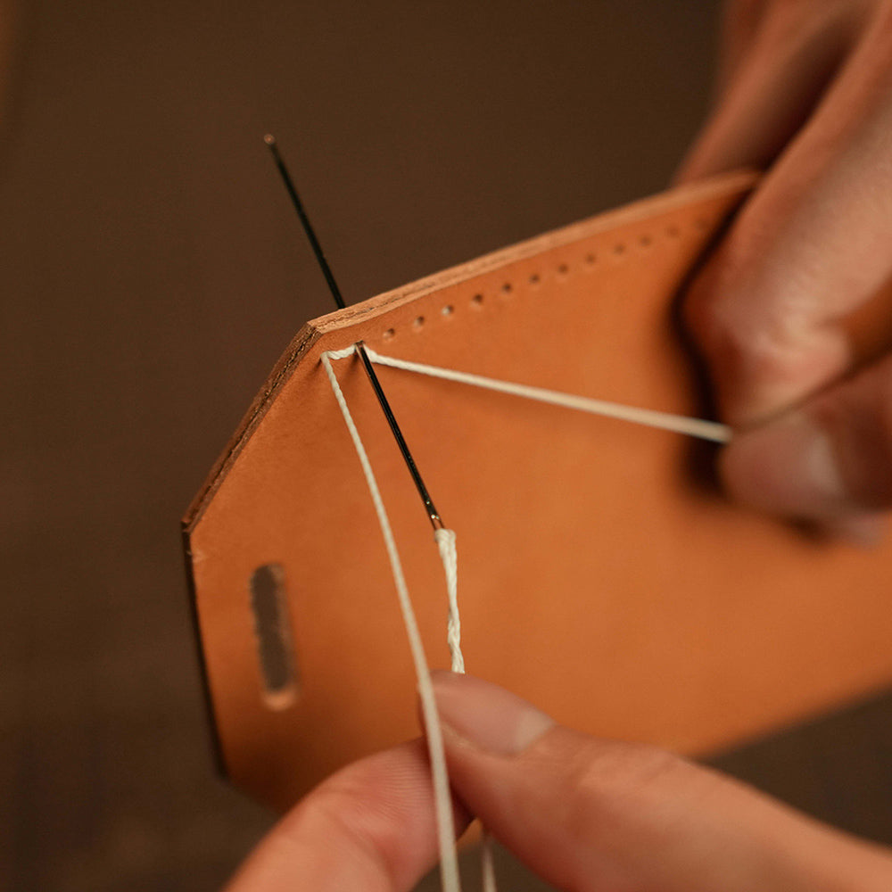 DIY Leather Bear Badge Holder