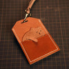 DIY Leather Bear Badge Holder